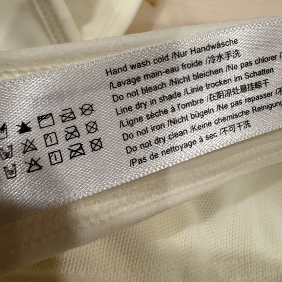 NWT DELIMIRA Wireless X-Shaped Back Posture Front Closure Ivory 38B - Picture 6 of 15